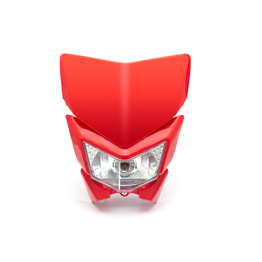 Beasty Supermoto Headlight - Red