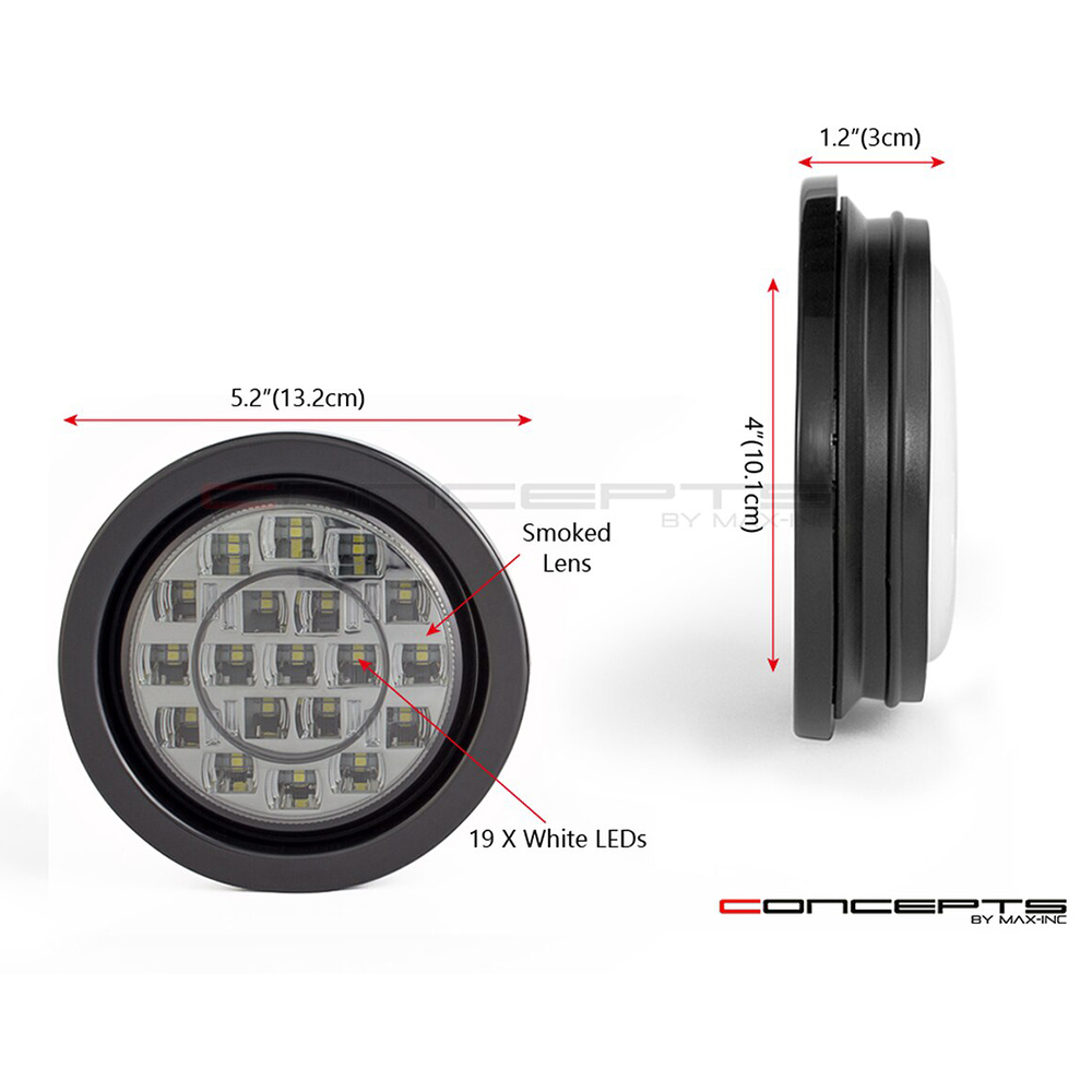 Flush mount led backup lights deals