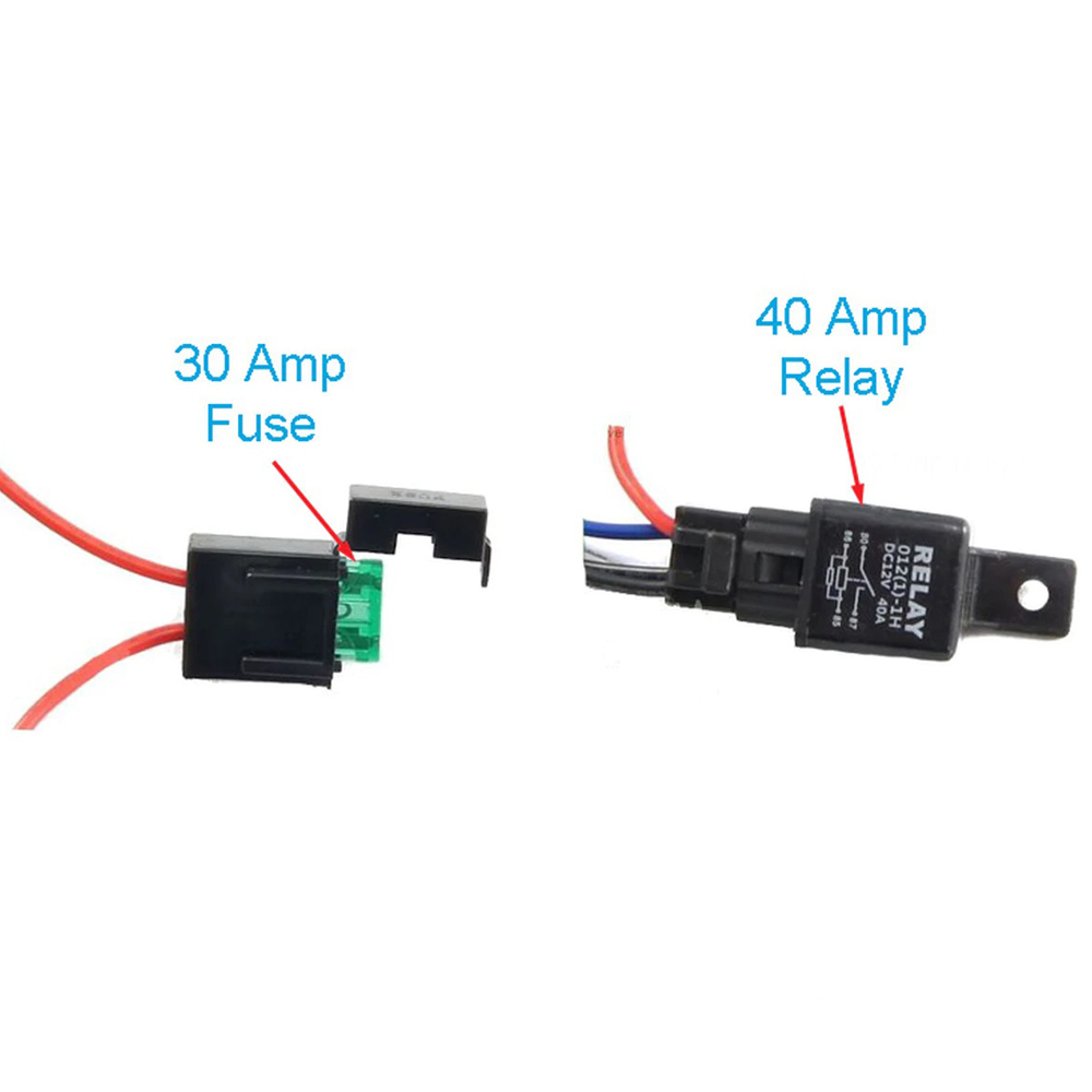 Universal 4 x Light Car Truck Automotive Spot Fog Wiring Harness Switch Kit
