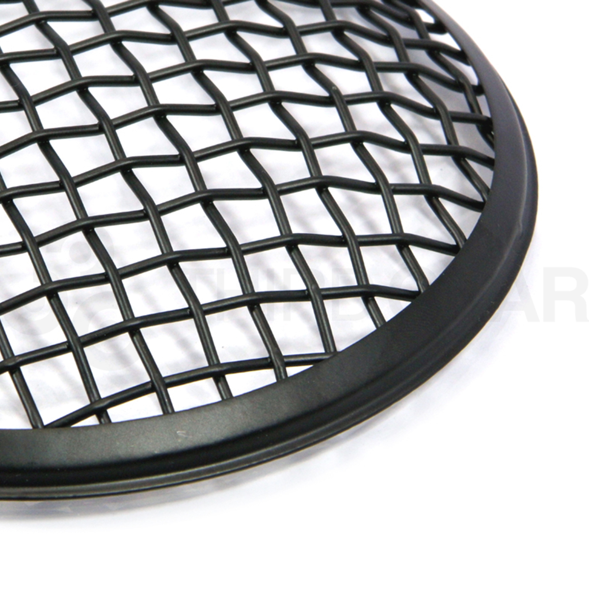 Motorcycle 7 Headlight Mesh Grill Side Mount Universal Cover Mask for Cafe Racer plating 