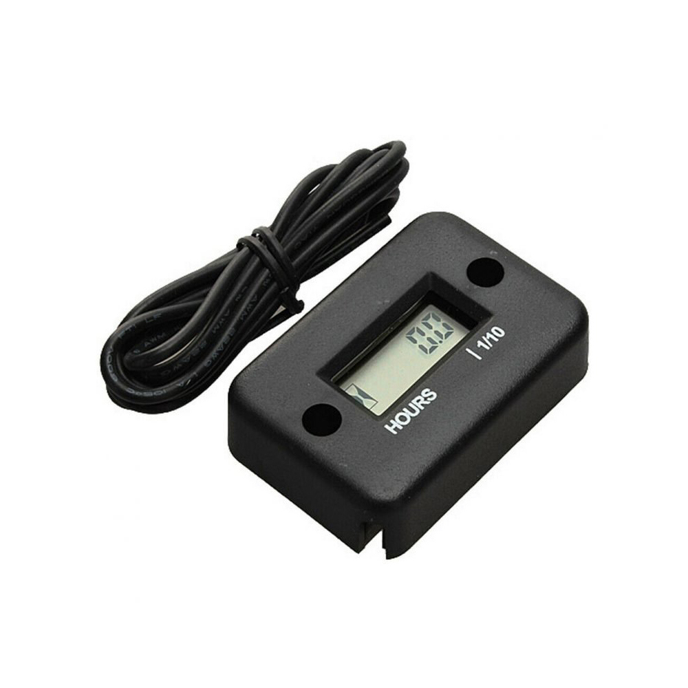 Hilitand Waterproof Hour Meter with Indicator Light for Engine Generator Motor Tractor 