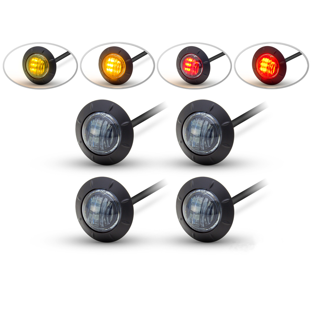 Flush mount round clearance led lights