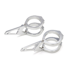 Silver Custom Headlight Brackets - Blade