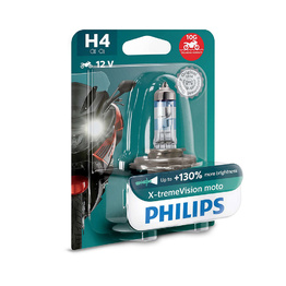 Philips X-tremeVision Moto H4 P43T-38 60/55W Headlight Bulb
