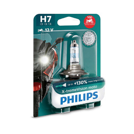 Philips X-tremeVision Moto H7 PX26d 55W Headlight Bulb