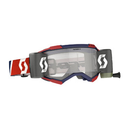 SCOTT Fury WFS Red/Blue Goggles - Clear Works