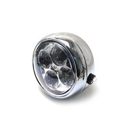 4 Eyes LED All Metal Headlight - Chrome