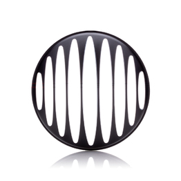 5.75" Metal Prison Bar Grill - Black Contrast Cut