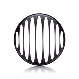 5.75" Metal Prison Bar Grill - Black Contrast Cut