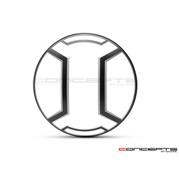 7" Metal Armour Design Grill - Black Contrast Cut