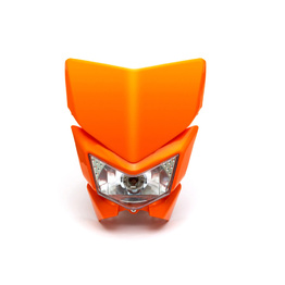 Beasty Supermoto Headlight - Orange