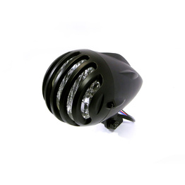 Bird Cage 4.5" Aluminium Headlight - Black