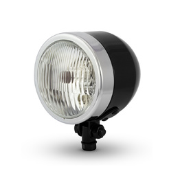 Dominator Bottom Mount Headlight - Black/Chrome