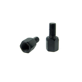 Mirror Adapter Reverse 8 mm to 10 mm Black