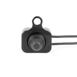 Aluminium Auxiliary Light Switch - Black