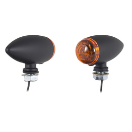 Mini Bullet Bulb Indicators - Black
