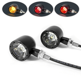 Classic LED Stop/Tail/Indicator Lights - Black