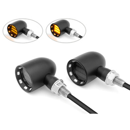 Derby Aluminium LED Indicators - Black Contrast Cut