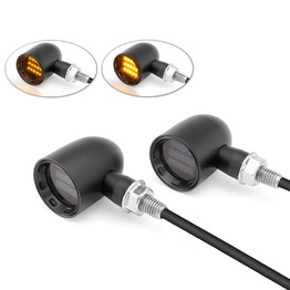 Derby Aluminium LED Indicators - Matte Black 