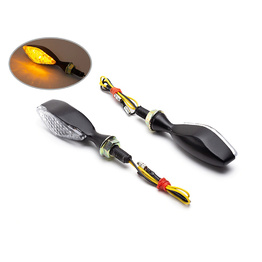 Mini Gator Alloy LED Indicators - Black