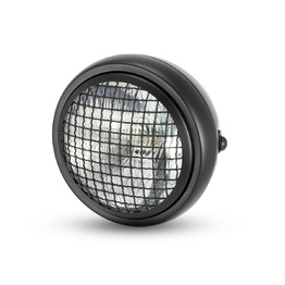 6.5" Metal Mesh Headlight - Black 