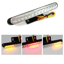 LED Rear Tail Light Integrated Indicators - Black