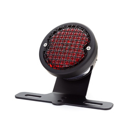 Round Mesh Grill LED Brake / Tail Light - Black