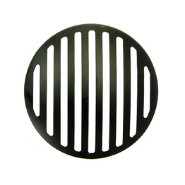 7" Metal Prison Bar Grill - Matte Black