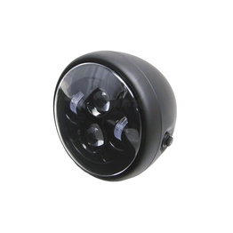 7.7" LED Projector Metal Headlight - Black