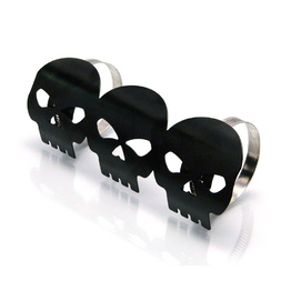 Black Skull Metal Exhaust Guard