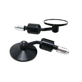 Somerset Motorcycle Bar End Mirrors - Black