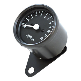 Motorcycle Tachometer - Black