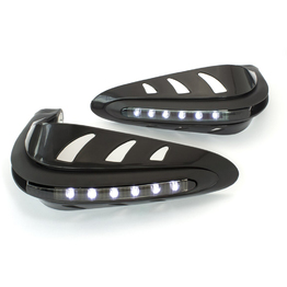 Black Handguards - White LED