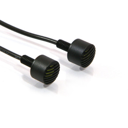 Micro Grill Bolts With White LED - Black