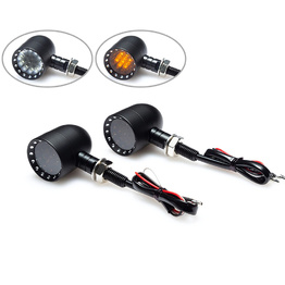 Alloy Bobber LED Indicator / Daytime Running Lights - Black