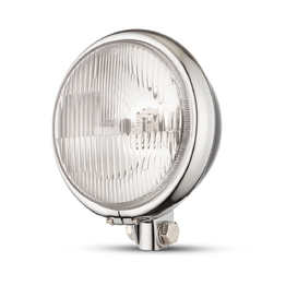 Bates Style Bottom Mount Headlight 5 3/4" - Chrome