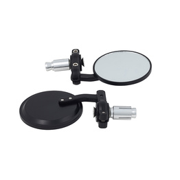 Bradford Black Motorcycle Bar End Mirrors