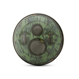 7" LED Projector Headlight Insert - Green Camo