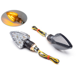 Mini Arrow Head LED Indicators - Carbon