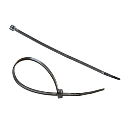 Black Plastic Cable Ties - 20 Pack