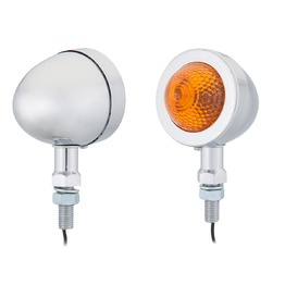 Long Stem Bulb Indicators - Chrome