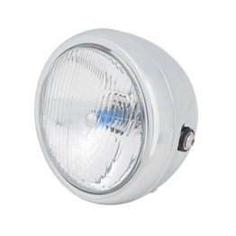 6.5" Metal Headlight - Chrome