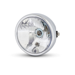 Cafe Racer Chrome Headlight