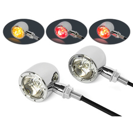 Classic LED Stop/Tail/Indicator Lights - Chrome