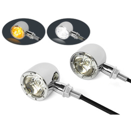 Classic LED Indicator / Daytime Running Lights - Chrome