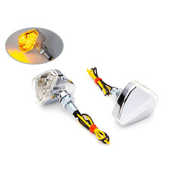 Shorty LED Indicators - Chrome