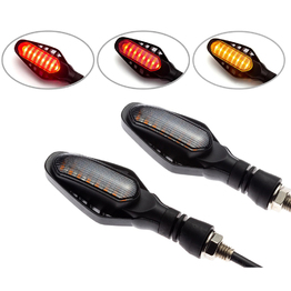 Black Cobra LED Integrated Stop/Tail/Indicator Lights