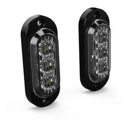 Denali T3 Front Turn Signal /DRL Pods White/Amber - Pair
