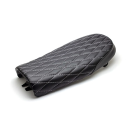 Motorcycle Seat - Diamond Stitch Scrambler Black