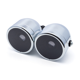 Dual LED Projector Headlight - Chrome